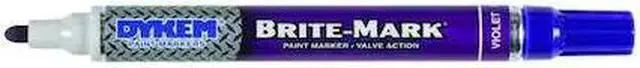 Alt view image 2 of 3 - DYKEM 84019 Brite Mark 916 Paint Marker Medium Tip, Violet