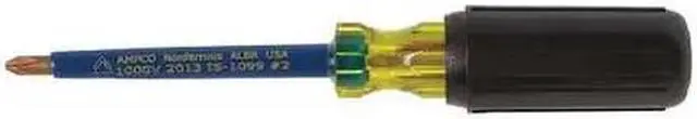 Main image of AMPCO SAFETY TOOLS IS-1099 Insulated Non-Sparking Phillips Screwdriver #2 Round