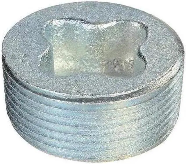 Alt view image 3 of 3 - APPLETON ELECTRIC PLG-250A IMC Plug, 2-1/2 in, Threaded, Aluminum, Plain, Silver