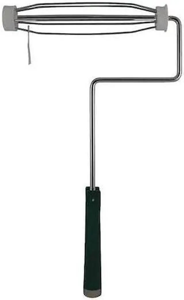 Main image of PREMIER 9IF600 Paint Roller Frame, 5 Wire Cage, Plastic Handle, 9" Rollers