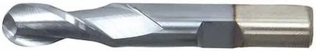 Main image of CLEVELAND C39028 2-Flute HSS Ball Nose Single End Mill Cleveland HG-2B-TC TiCN