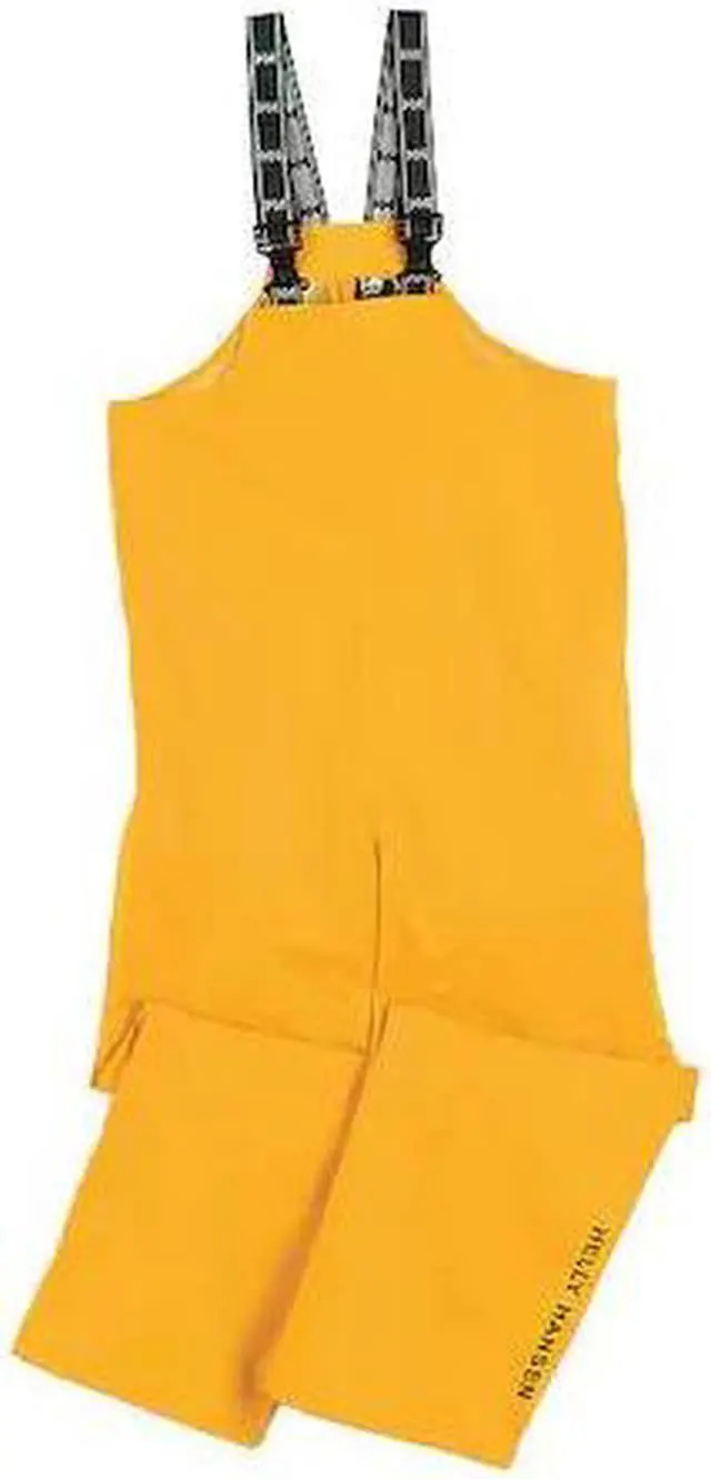Alt view image 2 of 2 - HELLY HANSEN 70529_310-XL Rain Bibs,PVC/Polyester,Yellow,XL