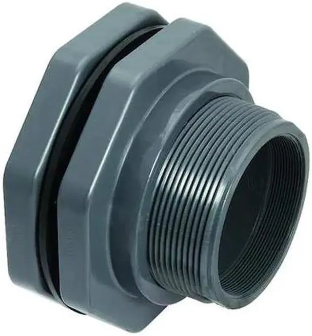 Alt view image 3 of 3 - HAYWARD BFA1007TES 3/4" Bulkhead Fitting, FNPT x FNPT