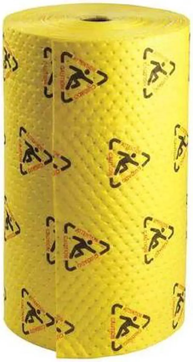 Alt view image 2 of 8 - BRADY BM30 Sorbent Roll, Universal, 53 gal Vol Absorbed per Pkg, 30 in x 150