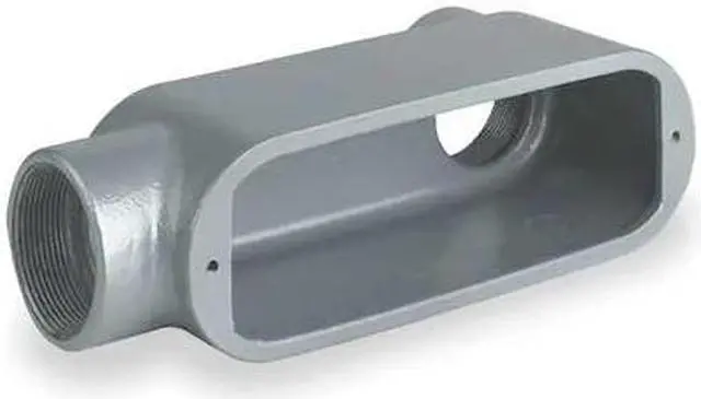 Alt view image 2 of 2 - HUBBELL KILLARK OLB-1 Conduit Outlet Body,LB,1/2 In.