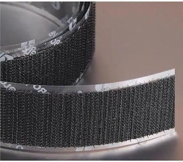 Main image of VELCRO BRAND 191245 Reclosable Fastener, Acrylic Adhesive, 75 ft, 2 in Wd, Black