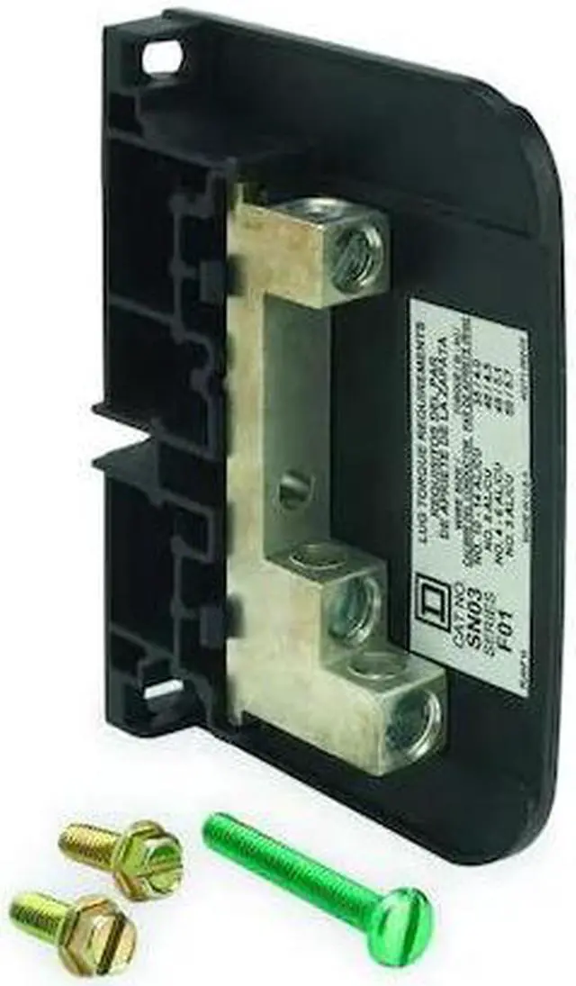 Alt view image 2 of 2 - SQUARE D SN0610 Neutral Assembly, 240/600VAC, 60/100A