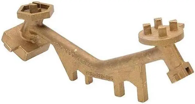 Main image of VESTIL BNW-B-W Drum Bung Wrench,13 In. L,Curved