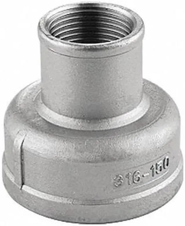 Main image of ZORO SELECT 40RC111N212112 2-1/2" x 1-1/2" FNPT 304 SS Reducing Coupling