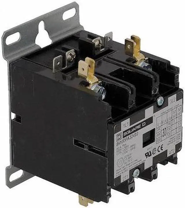 Alt view image 2 of 3 - SQUARE D 8910DPA32V04 277VAC Non-Reversing Definite Purpose Contactor 2P 30A