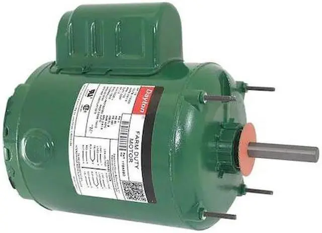 Main image of DAYTON 1YBA5BG Farm Duty Mtr,PSC,TEAO,1/3 HP,1100 RPM