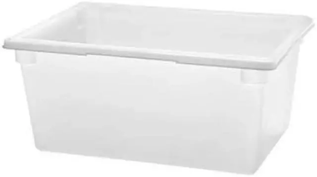 Main image of RUBBERMAID COMMERCIAL FG352800WHT Food Box Food/Tote Box, White, Polyethylene