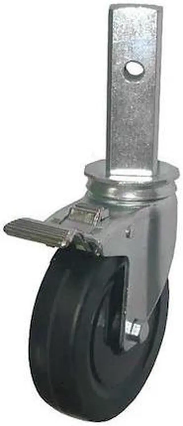 Main image of ZORO SELECT 20TM40 Swivel Stem Caster,Rubber,5 in.,240 lb.