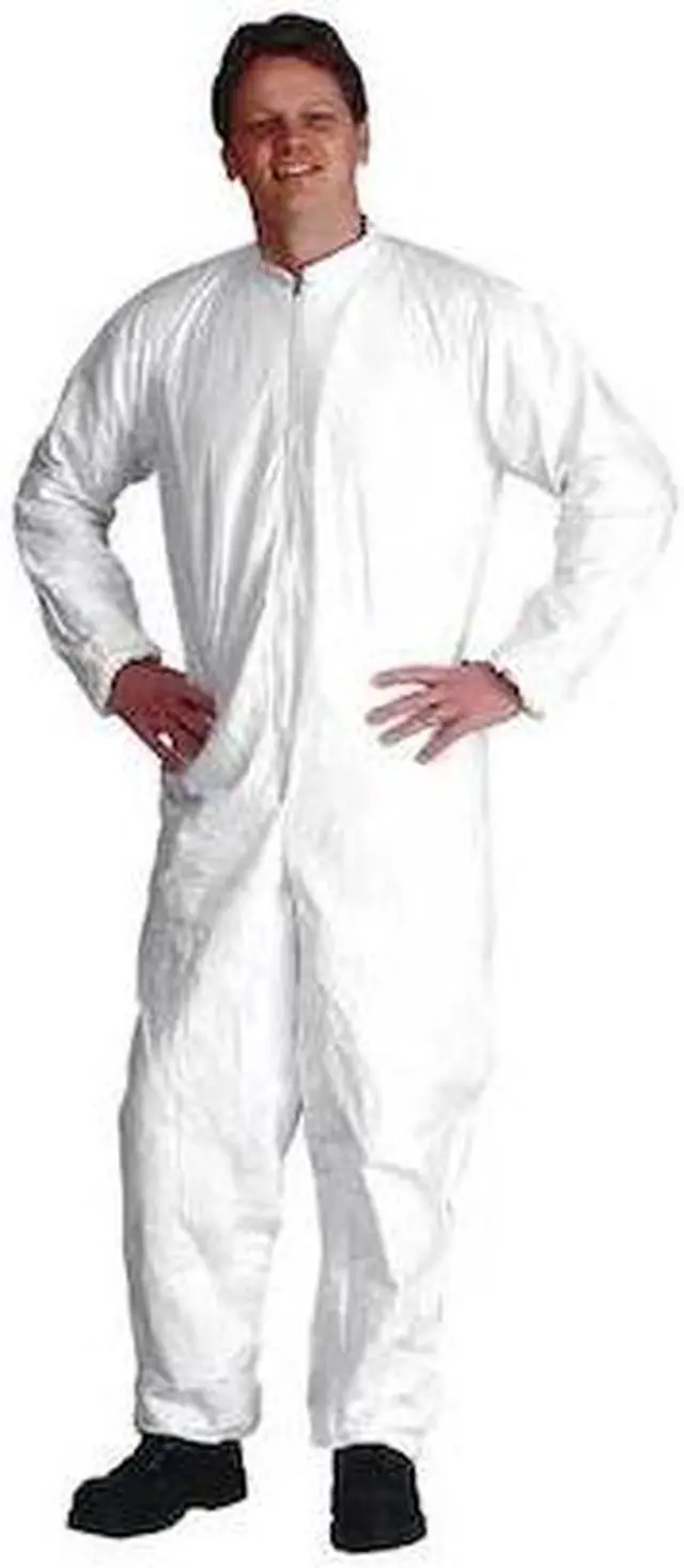 Main image of DUPONT IC182BWHXL0025CS Disposable Coverall, Collared, XL, Tyvek(R)