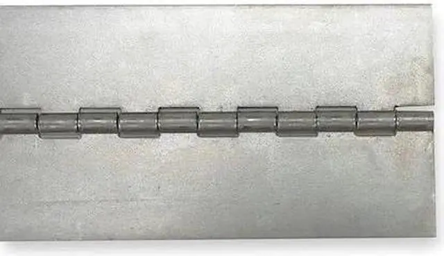 Main image of ZORO SELECT 1JER7 Piano Hinge, Aluminum, Full Surface Mounting, 1 1/2 in Leaf W