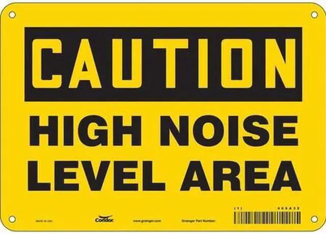 Main image of CONDOR 466A32 Safety Sign, 7 in Height, 10 in Width, Aluminum, Vertical