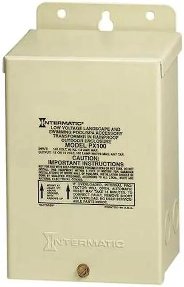 Main image of INTERMATIC PX100 Transformer, 100 VA, 3R, 12/13/14V AC, 120V AC