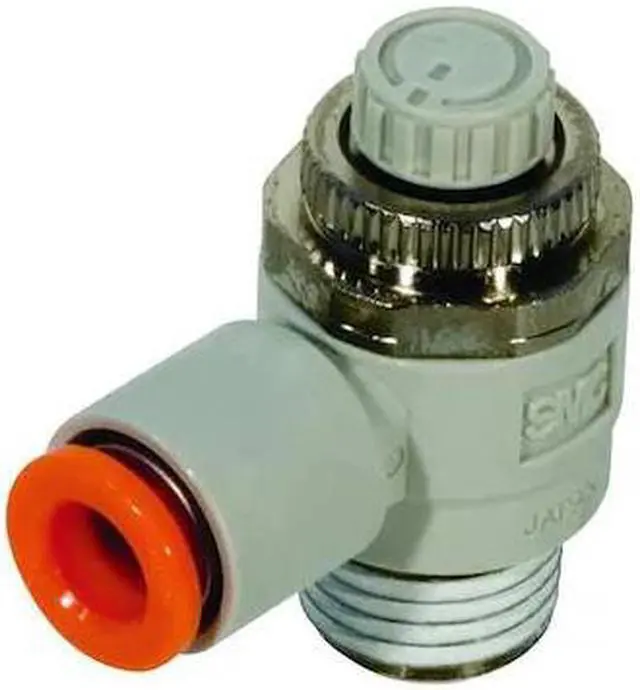 Alt view image 3 of 3 - SMC AS2201F-N01-07S Speed Control Valve,1/4 In Tube,1/8 In