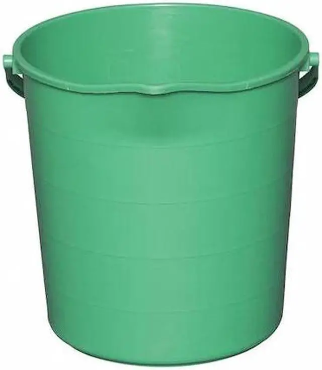 Main image of TOUGH GUY 48LY99 Pail,3 gal.,Polypropylene,12-1/2"L,Green