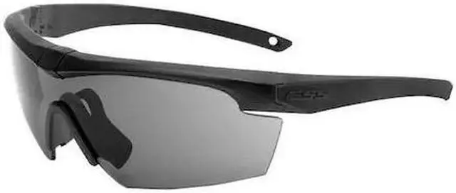 Alt view image 2 of 2 - ESS EE9014-08 Crosshair, Safety Glasses, Anti-Fog & Anti-Scratch, Gray Lens,