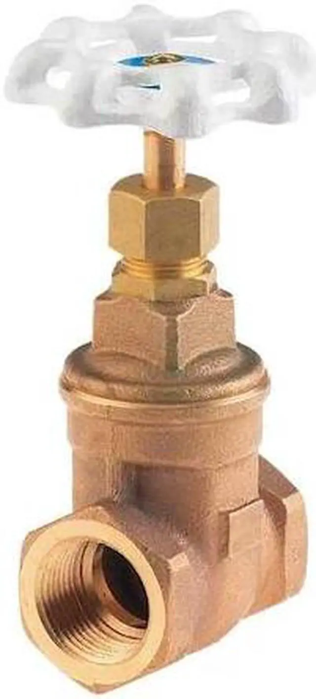 Alt view image 4 of 5 - MILWAUKEE VALVE UP105 1 Gate Valve,1 In.,Bronze,Non-Rising Stem
