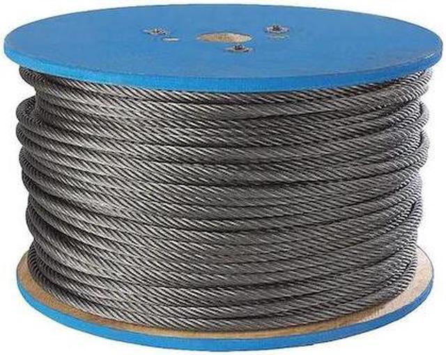 Alt view image 2 of 2 - PEERLESS CHAIN PEE-4501190 Flexible Wire Rope,Galv. ST,1/8in,500 ft