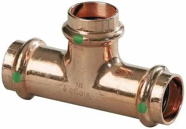 Alt view image 2 of 2 - VIEGA 79660 Viega ProPress tee, 1-1/2" x 1" x 3/4"