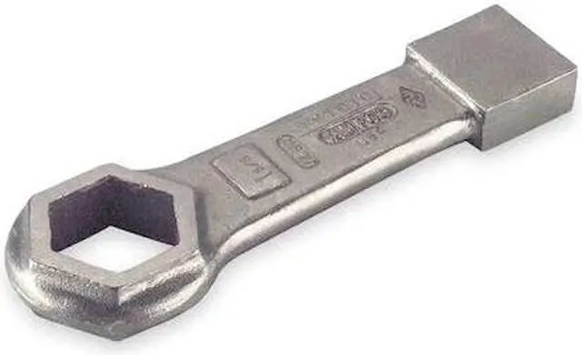 Alt view image 2 of 2 - AMPCO SAFETY TOOLS WS-1811 Striking Wrench, Straight, 1-13/16, 9-7/8 L