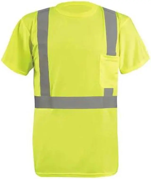 Main image of OCCUNOMIX LUX-SSETP2B-YM Men's T-Shirt, Polyester, Yellow, M