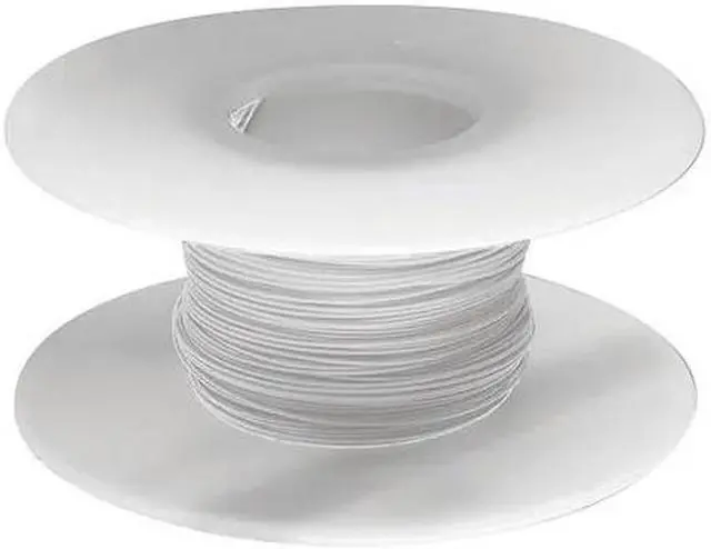 Alt view image 4 of 4 - OK INDUSTRIES R28W-0100 Spooled Wrapping Wire, 28 AWG, White, Kynar(R), 100 ft
