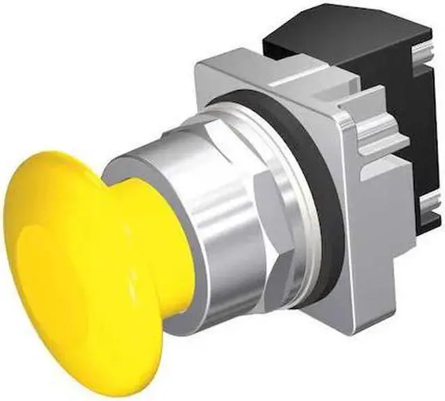 Main image of SIEMENS 52PM9W4A Non-Illuminated Push Button, 30 mm, 1NO/1NC, Yellow