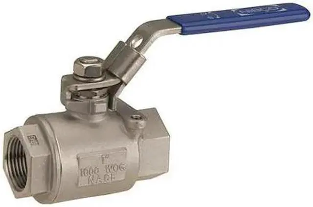 Alt view image 2 of 2 - NIBCO NL95X0A 1" FNPT Stainless Steel Ball Valve 2-Way