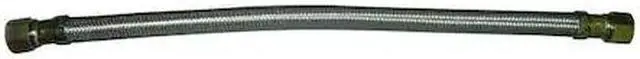 Main image of ZORO SELECT 11K761 Braided Connector,3/8 Comp x 3/8 Comp