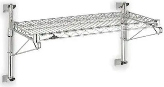 Alt view image 2 of 2 - METRO SW51C-1-2436 Wire Wall Shelf,14x24x36in,ShlfCap 250lb