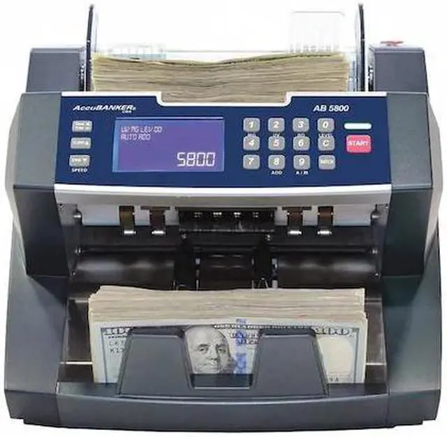 Main image of ACCUBANKER AB5800 Bill Counter,300 Bills Capacity