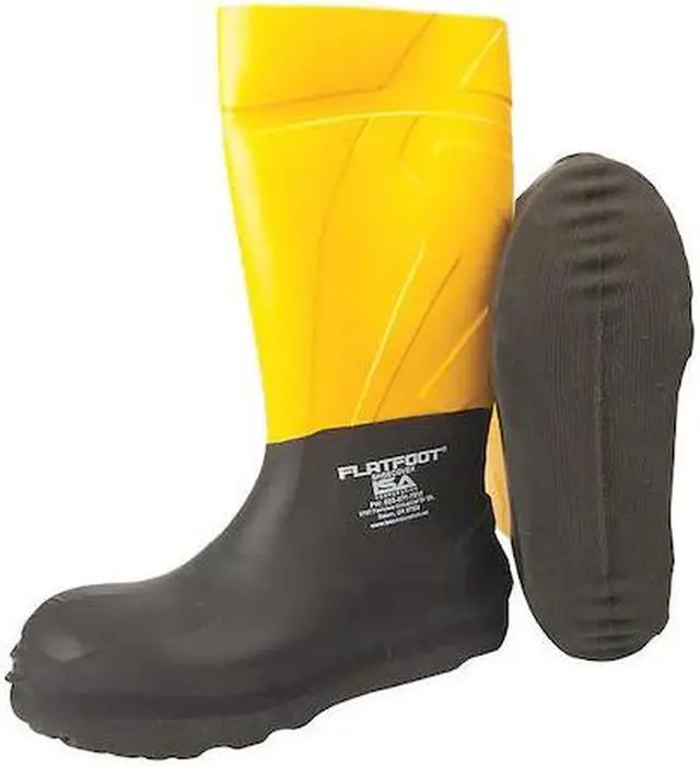 Main image of ISA SZLF100XL Overshoes, Composite Toe, Rubber, 7 1/2 in Height, Slip On
