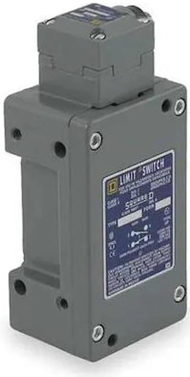 Main image of SQUARE D 9007CR53G Hazardous Location Limit Switch, Plunger, 1NC/1NO, 10A @