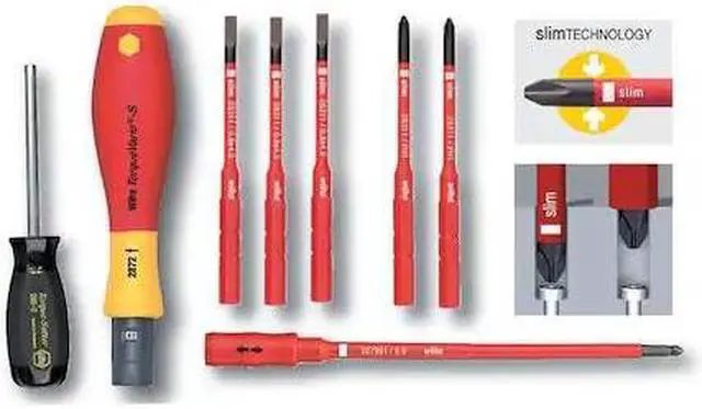 Alt view image 4 of 9 - WIHA TOOLS 28791 Insul Torque Set,1/4",10 to 50 in.-lb.