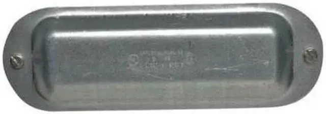 Alt view image 2 of 2 - APPLETON ELECTRIC K200 Conduit Body Cover,2 in.,Steel,Form 35