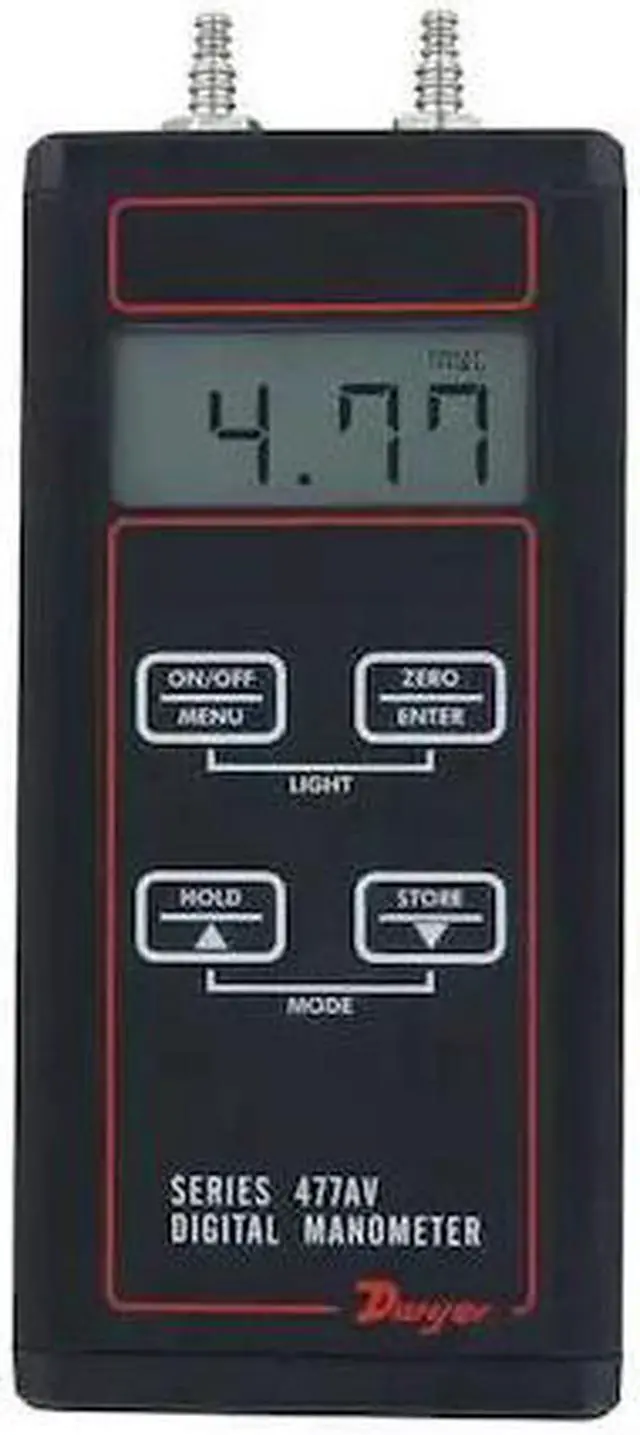Main image of DWYER INSTRUMENTS 477AV-5 Manometer Kit,Digital,20.00 psi