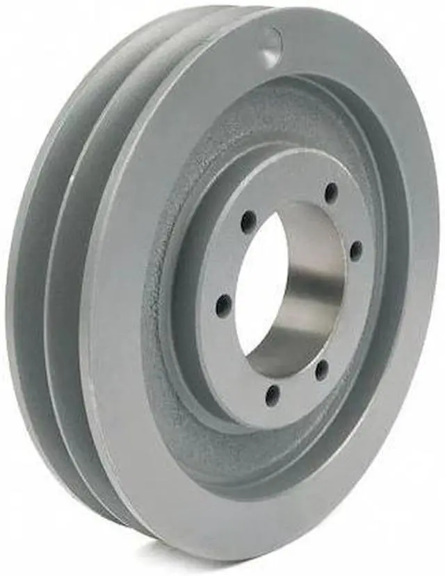 Main image of TB WOOD'S 5V902 1/2" to 2-1/2" Bushed Bore 2-Groove Standard V-Belt Pulley