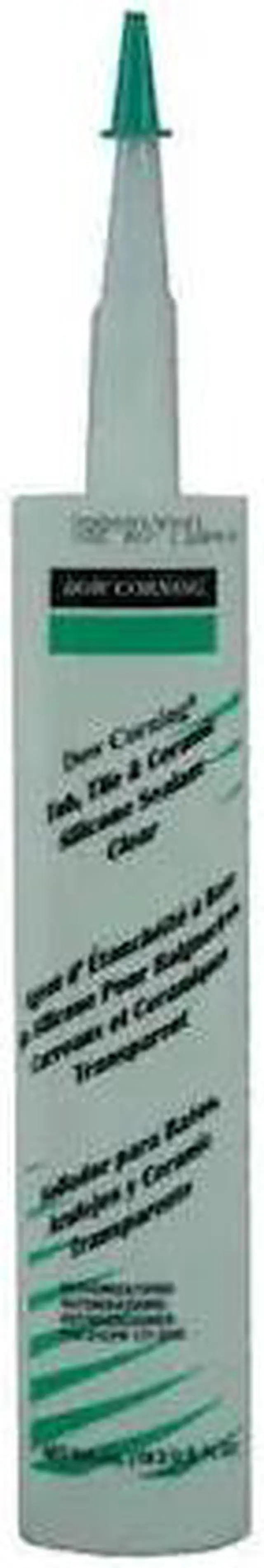 Main image of DOWSIL 4045036 Silicone Sealant, 10 oz, Cartridge, Clear, Silicone Base,