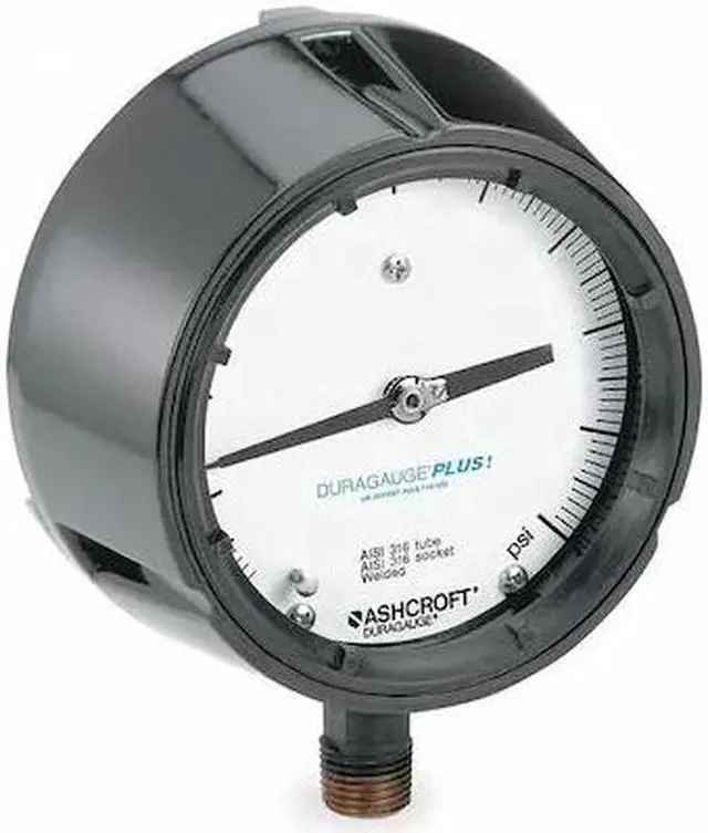 Main image of ASHCROFT 451279SS04LXLL3000 Pressure Gauge,0 to 3000 psi,4-1/2In