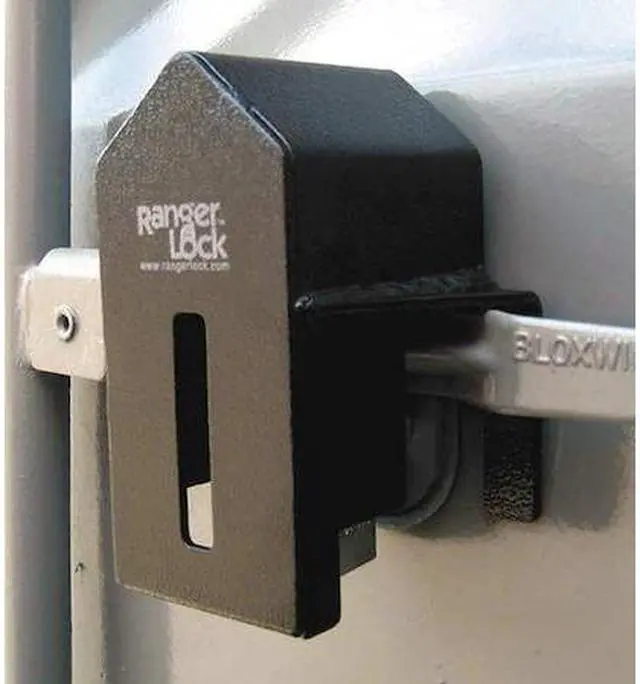 Alt view image 2 of 7 - Lock Guard, Steel, Black, 4x7x5 In