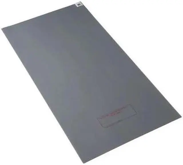 Main image of CONDOR 6GPY5 Tacky Mat,Gray,18 x 36 In,PK4