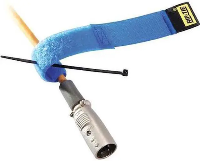 Alt view image 5 of 7 - RIP-TIE H-09-010-BK Cable Tie Strap, 9 in L, 2.30 in Max Bundle Dia., Black,