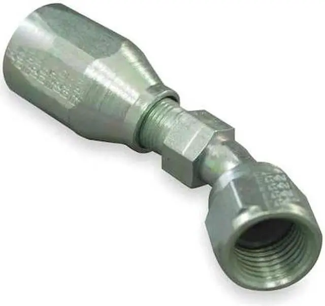 Alt view image 2 of 3 - Fitting, 45 Deg, 1/2 In Hose, 7/8-14 JIC