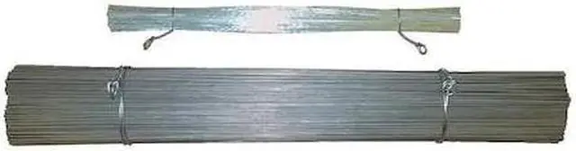 Main image of ZORO SELECT 26GALSC12 Straight Wire,23 ga.,Galvanized,PK1000