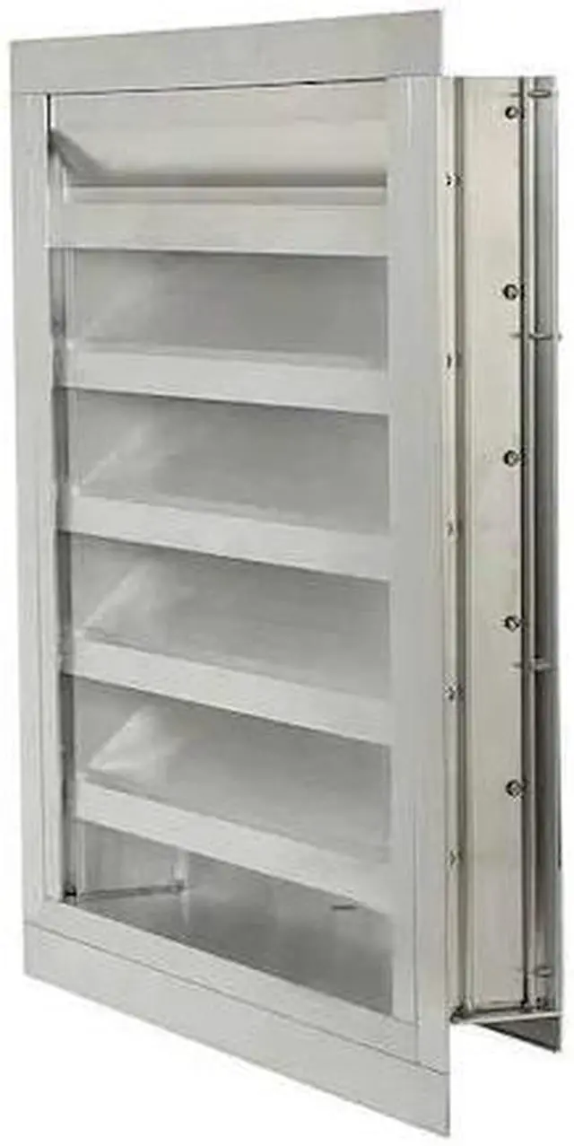 Main image of DAYTON 20UA75 Intake Louver,Fixed, Drainable,36H x 54W