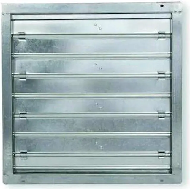 Alt view image 2 of 2 - Damper, Motorized, 16 In, Galvanized Steel